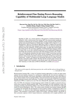Reinforcement Fine-Tuning Powers Reasoning Capability of Multimodal Large Language Models