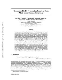 Generative RLHF-V: Learning Principles from Multi-modal Human Preference