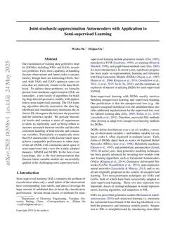Joint-stochastic-approximation Autoencoders with Application to Semi-supervised Learning