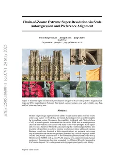 Chain-of-Zoom: Extreme Super-Resolution via Scale Autoregression and Preference Alignment