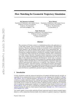 STFlow: Data-Coupled Flow Matching for Geometric Trajectory Simulation