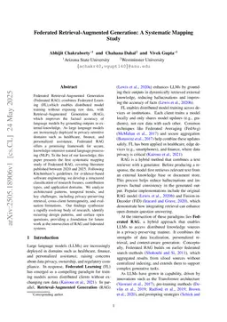 Federated Retrieval-Augmented Generation: A Systematic Mapping Study