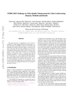 NTIRE 2025 Challenge on Video Quality Enhancement for Video Conferencing: Datasets, Methods and Results