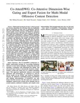 Co-AttenDWG: Co-Attentive Dimension-Wise Gating and Expert Fusion for Multi-Modal Offensive Content Detection