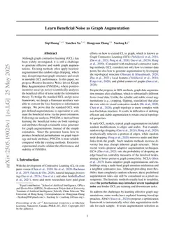 Learn Beneficial Noise as Graph Augmentation