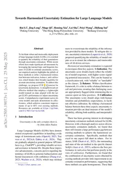 Towards Harmonized Uncertainty Estimation for Large Language Models