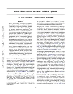 Latent Mamba Operator for Partial Differential Equations