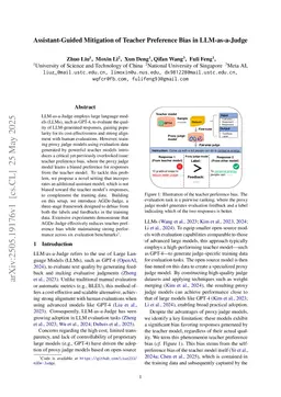 Assistant-Guided Mitigation of Teacher Preference Bias in LLM-as-a-Judge