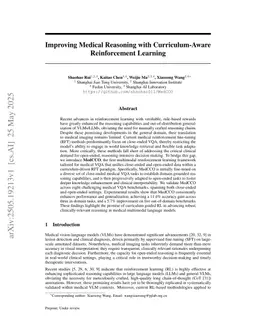 Improving Medical Reasoning with Curriculum-Aware Reinforcement Learning