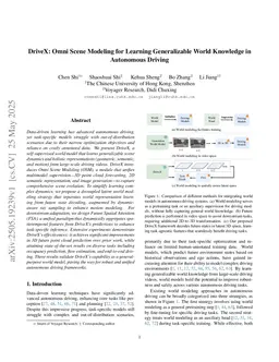 DriveX: Omni Scene Modeling for Learning Generalizable World Knowledge in Autonomous Driving