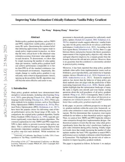 Improving Value Estimation Critically Enhances Vanilla Policy Gradient