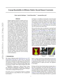 Concept Reachability in Diffusion Models: Beyond Dataset Constraints