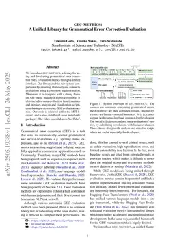 gec-metrics: A Unified Library for Grammatical Error Correction Evaluation