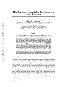 LlamaSeg: Image Segmentation via Autoregressive Mask Generation