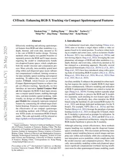 CSTrack: Enhancing RGB-X Tracking via Compact Spatiotemporal Features