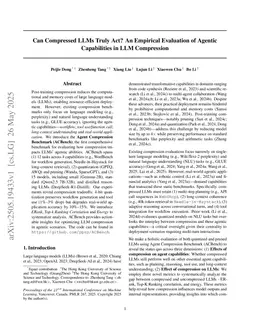 Can Compressed LLMs Truly Act? An Empirical Evaluation of Agentic Capabilities in LLM Compression