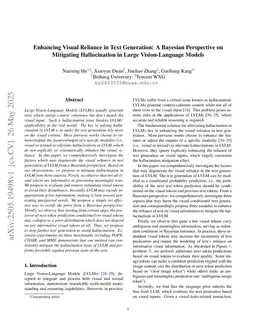 Enhancing Visual Reliance in Text Generation: A Bayesian Perspective on Mitigating Hallucination in Large Vision-Language Models