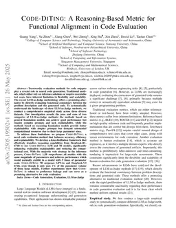 CODE-DITING: A Reasoning-Based Metric for Functional Alignment in Code Evaluation