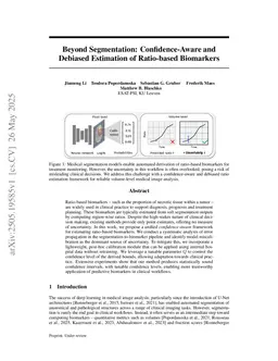 CARE: Confidence-aware Ratio Estimation for Medical Biomarkers