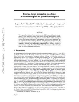 Energy-based generator matching: A neural sampler for general state space