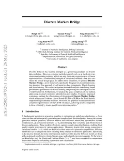 Discrete Markov Bridge