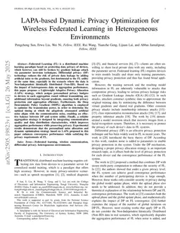 LAPA-based Dynamic Privacy Optimization for Wireless Federated Learning in Heterogeneous Environments