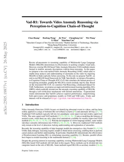 Vad-R1: Towards Video Anomaly Reasoning via Perception-to-Cognition Chain-of-Thought