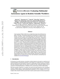ScienceBoard: Evaluating Multimodal Autonomous Agents in Realistic Scientific Workflows