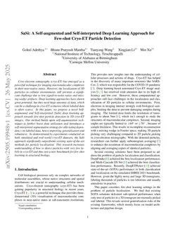SaSi: A Self-augmented and Self-interpreted Deep Learning Approach for Few-shot Cryo-ET Particle Detection