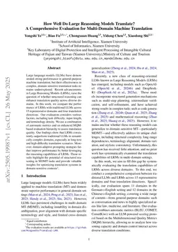 How Well Do Large Reasoning Models Translate? A Comprehensive Evaluation for Multi-Domain Machine Translation