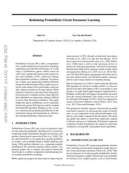 Rethinking Probabilistic Circuit Parameter Learning