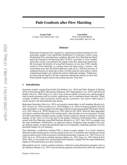 Path Gradients after Flow Matching