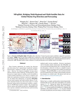 MFogHub: Bridging Multi-Regional and Multi-Satellite Data for Global Marine Fog Detection and Forecasting