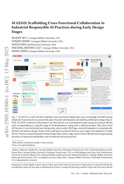 AI LEGO: Scaffolding Cross-Functional Collaboration in Industrial Responsible AI Practices during Early Design Stages