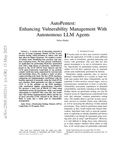 AutoPentest: Enhancing Vulnerability Management With Autonomous LLM Agents