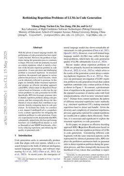 Rethinking Repetition Problems of LLMs in Code Generation