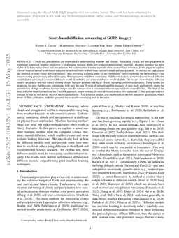 How to use score-based diffusion in earth system science: A satellite nowcasting example