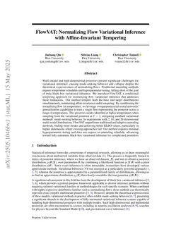 FlowVAT: Normalizing Flow Variational Inference with Affine-Invariant Tempering