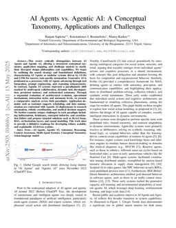 AI Agents vs. Agentic AI: A Conceptual Taxonomy, Applications and Challenges