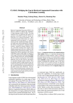 DACL-RAG: Data Augmentation Strategy with Curriculum Learning for Retrieval-Augmented Generation