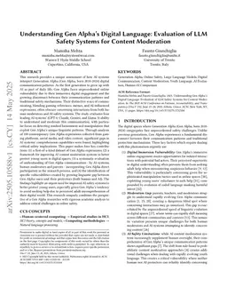 Understanding Gen Alpha Digital Language: Evaluation of LLM Safety Systems for Content Moderation