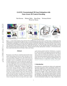 GA3CE: Unconstrained 3D Gaze Estimation with Gaze-Aware 3D Context Encoding