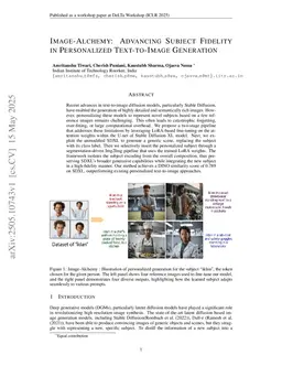 IMAGE-ALCHEMY: Advancing subject fidelity in personalised text-to-image generation