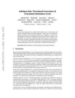 Procedural Generation of Articulated Simulation-Ready Assets