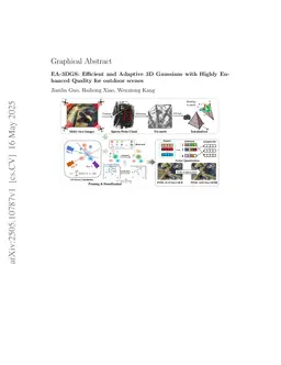 EA-3DGS: Efficient and Adaptive 3D Gaussians with Highly Enhanced Quality for outdoor scenes