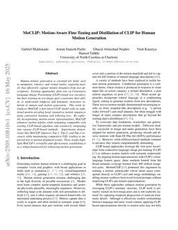 MoCLIP: Motion-Aware Fine-Tuning and Distillation of CLIP for Human Motion Generation