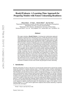 Ready2Unlearn: A Learning-Time Approach for Preparing Models with Future Unlearning Readiness