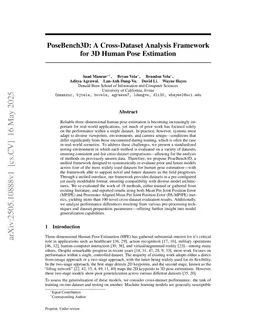 PoseBench3D: A Cross-Dataset Analysis Framework for 3D Human Pose Estimation via Pose Lifting Networks