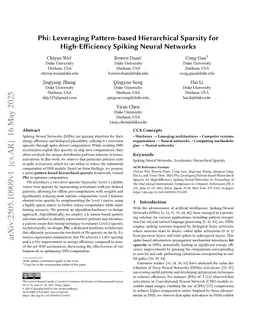 Phi: Leveraging Pattern-based Hierarchical Sparsity for High-Efficiency Spiking Neural Networks