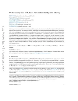 On the Security Risks of ML-based Malware Detection Systems: A Survey